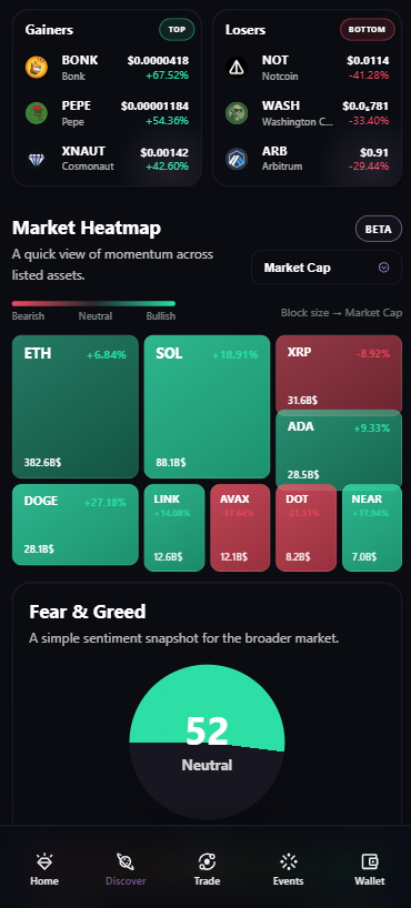 Cosmonaut mobile app preview